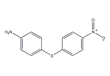 4-氨基-4'-硝基二硫醚结构式