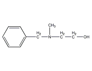 N-苄基-N-甲基乙醇胺结构式