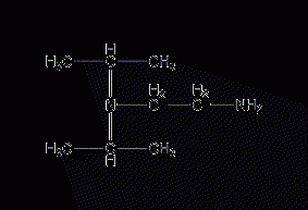 N,N-二异丙基乙二胺结构式