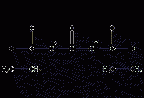 1,3-丙酮二羧酸二乙酯结构式
