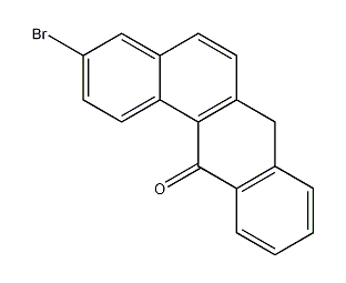 3-溴并蒽酮结构式