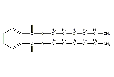 邻二甲酸二己酯结构式