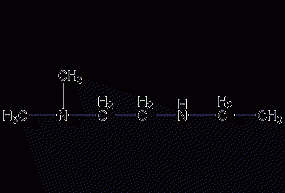 N,N-二甲基-N'-乙基乙二胺结构式