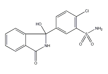 氯噻酮结构式