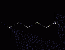 N,N,N',N'-四甲基-1,4-丁二胺结构式