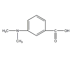 间二甲氨基苯甲酸结构式