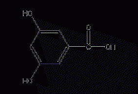 3,5-二羟基苯甲酸结构式