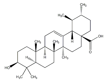 乌苏酸结构式