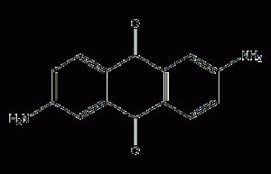 2,6-二氨基蒽醌结构式