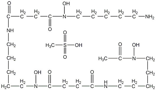 甲磺酸去铁胺结构式