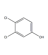 3,4-二氯酚结构式